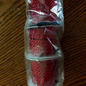 Package Of Three Spools Decorative Burgundy  Cording 3/16" wide/ 4 yds. each